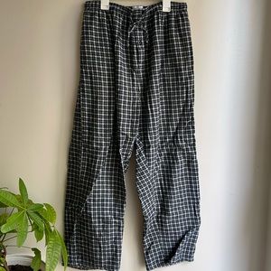 100% Cotton Unisex (Men’s) Pajama Flannel Pants in Checkered Print Comfy & Worn